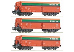 Set 3 vagoane autodescarcatoare PMT - H0 Roco 6600218
